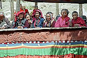 Ladakh - ladakhi attending the cham dances at Tak Tok monastery 